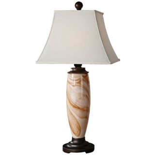 Uttermost Manciano Caramel Waves Table Lamp   #R5996