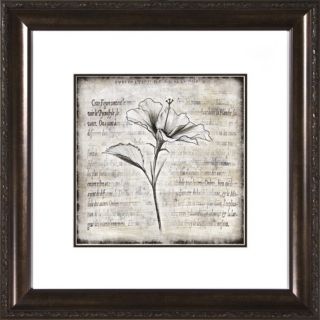 Charcoal Impressions I Under Glass 19 1/2" Square Wall Art   #H1914