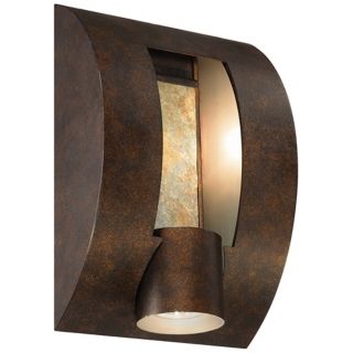 Slate Bronze ADA Compliant 12" High Outdoor Wall Light   #U9257