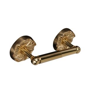 Daisy Polished Brass Toilet Paper Holder   #08056