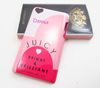 Juicy Couture Girls Pink iTouch iPod Hard Case Cover 4G 4th Generation