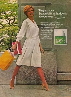 1980 LEggs Pantyhose Ad Juliet Prowse Stockings Nylon