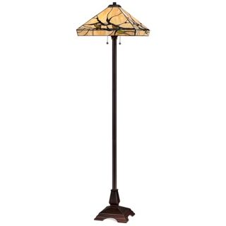 Robert Louis Tiffany Budding Branch Floor Lamp   #V5026
