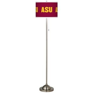 Arizona State University Brushed Nickel Floor Lamp   #99185 Y3408