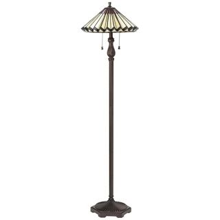Lite Source Greely Bronze Tiffany Style Floor Lamp   #H4845