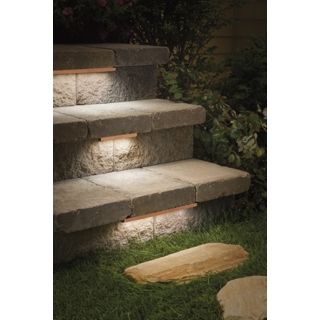 Kichler Bronze 9 LED Hardscape Deck Step and Bench Light   #T3444