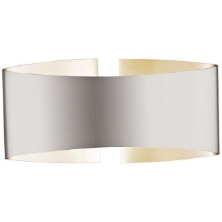 Holtkoetter Voila 9 1/4" Wide Stainless Steel Wall Sconce   #P4867