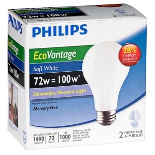72W Equivalent 100 Watt 1490 Lumens Soft White Halogen Bulbs   #U5885