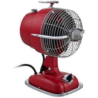 9 1/2" Wide Urbanjet Spicy Red Table Fan   #Y0167