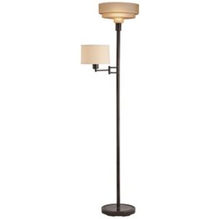 Kichler Reid Torchiere With Swing Arm 2 Light Floor Lamp   #T2810