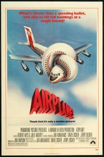 Airplane 1980 Original U s One Sheet Movie Poster