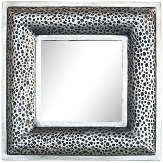 Port 68 Glendale 20 Square Pewter Wall Mirror   #X6819  