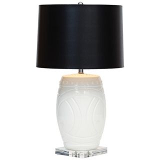 Hutchinson White Porcelain Table Lamp   #X0516