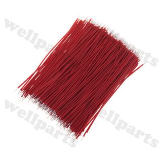 200pcs Motherboard Jumper Cable Wires Tinned 6cm Red