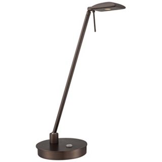 George Kovacs Copper Bronze Dome LED Desk Lamp   #W2854