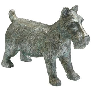 Pewter Finish Collectible Large Scottie Dog Token   #R0262