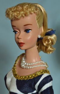 OOAK Vintage 1960 Blonde 4 Ponytail Barbie Doll by Juliaoriginals