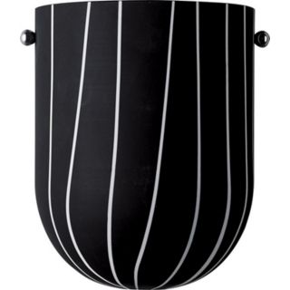 Metro Black and White Pocket Wall Sconce   #26453