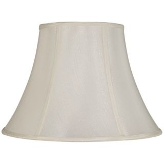 Off White Softback Bell Lamp Shade 8.5x16x11.5 (Spider)   #V9745