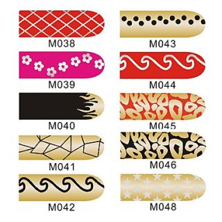 EUR € 1.65   16pcs nail art folie armor wraps patch stickers