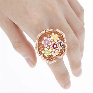 EUR € 6.71   Diamante Embutidos multicolor florzinha Anel, Frete