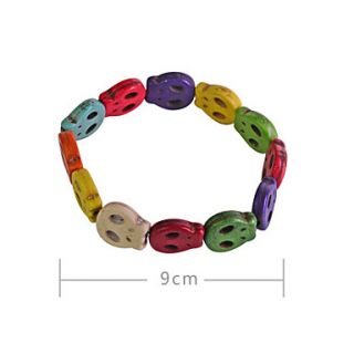 EUR € 1.74   1.5mm Colorful Flache Schädel Armband, alle Artikel