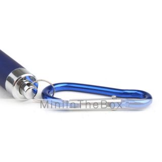 USD $ 3.79   Plum Sculpture Flashlight Keychain Deep Blue,