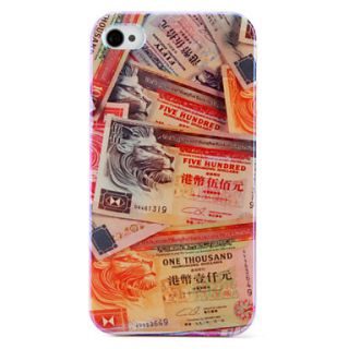 USD $ 6.79   Hong kong Dollar Pattern Hard Case for iPhone 4 and 4S