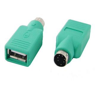 EUR € 1.74   USB naar PS2 adapter (Groen), Gratis Verzending voor