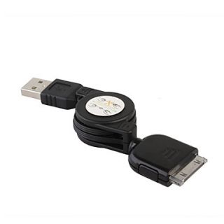 USD $ 1.79   Retractable USB Data + Charging Cable for All iPod/iPhone