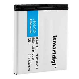 USD $ 6.99   Ismart 1200mAh Battery for Nokia N95 8GB, N96, N79,