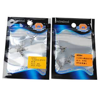 EUR € 1.74   Broche de prata inoxidável / Professional giratório