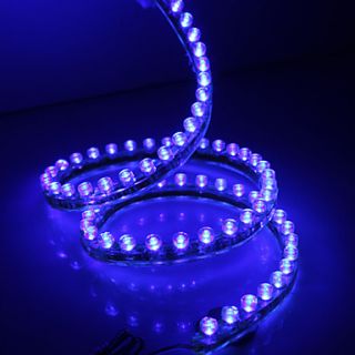 USD $ 10.49   Waterproof 96cm 96 LED Blue LED Strip Light for Car (12V