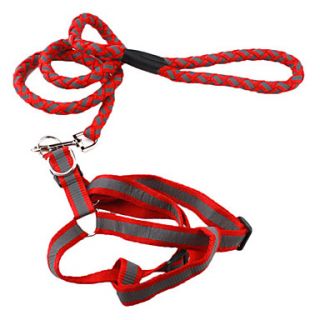 USD $ 8.99   Reflective Rope Dog Harness Kit with 120CM Leash (S L