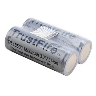 EUR € 8.91   TrustFire beschermd tr 18500 3.7v 1800mAh oplaadbare li