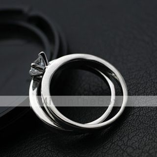 EUR € 5.05   kristallen diamanten bezaaid ring, Gratis Verzending