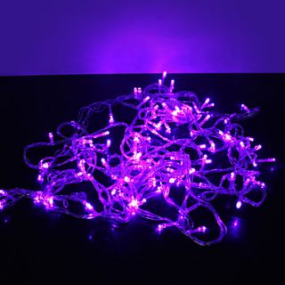 10m lila 100 LED Weihnachtsfee String Licht 8 Funkenbildung Modi (220V