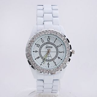 USD $ 7.19   Womens Alloy Analog Quartz Wrist Watch (White),