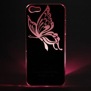 USD $ 8.89   Butterfly Pattern with Caller Flash Hard Case for iPhone