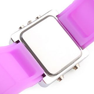 USD $ 6.39   Fashion Girl Women Wrist Watch Purple Watchband Purple