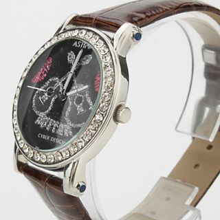 EUR € 6.98   modieuze pu vrouwen analoge quartz horloge gz0001008