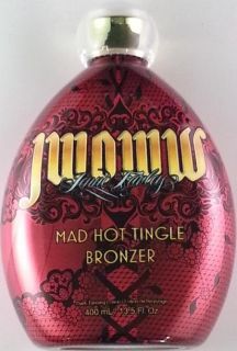 Jwoww Mad Hot Tingle Black Bronzer Tanning Bed Lotion by Australian