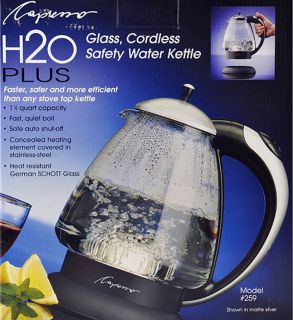 Jura Capresso H20 Plus Glass Water Kettle