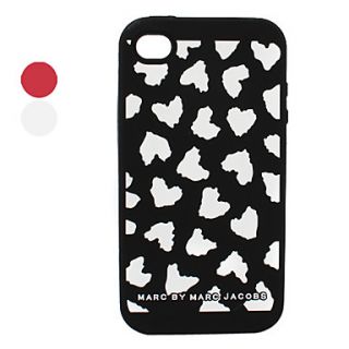 unieke hartvormige siliconen hoesje voor iPhone 4 en 4s (verschillende