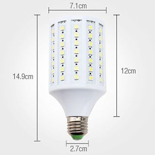 EUR € 22.07   e27 20w 102x5050 SMD 6000k 1300lm bianco naturale di