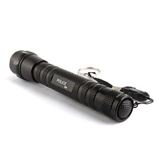 USD $ 5.59   FX 114 Police 5W LED Flashlight 2XAA Black,