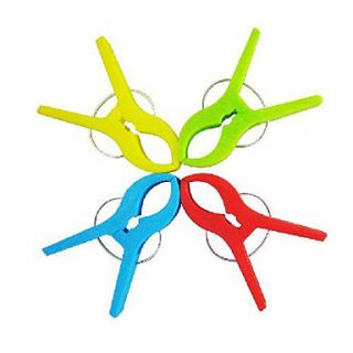 EUR € 4.04   Clip cappotto colorato (4 pezzi, colori assortiti