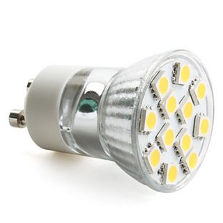 gu10 2w 12x5050 SMD 120 140lm 2800 3200K luz blanca cálida bombilla