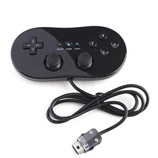 USD $ 9.99   Classic Game Controller for Wii/Wii U (Black),
