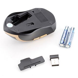 USD $ 15.99   2.4GHz Wireless 800/1600dpi Optical Mouse (2 x AAA